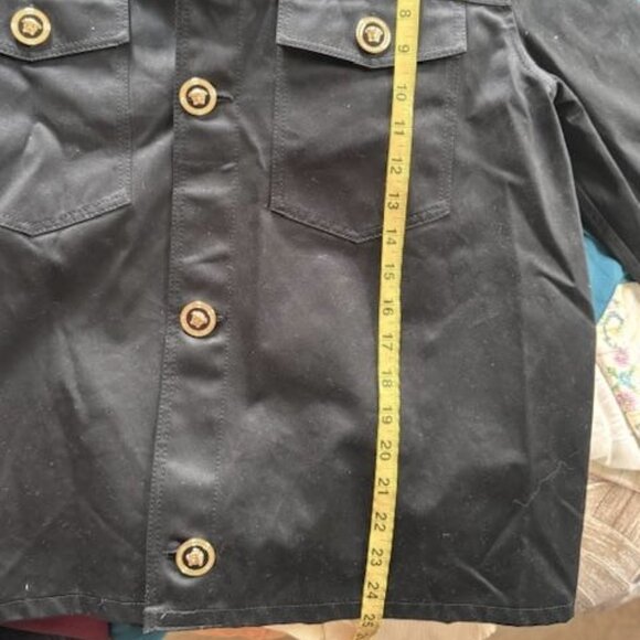 Versace Heritage Fit Cotton Shirt Jacket - Picture 13 of 16